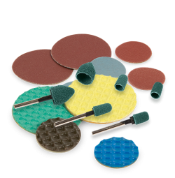 Disques et capuchons abrasifs pour le polissage